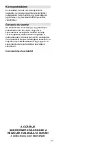 Preview for 27 page of Gorenje MMC700W Instructions For Use Manual