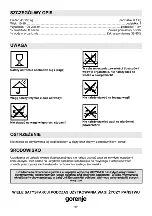 Preview for 38 page of Gorenje OT 180 FWE Instruction Manual