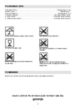 Preview for 9 page of Gorenje OT 180 FWW Instructions For Use Manual