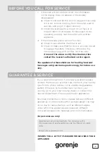 Preview for 15 page of Gorenje Simplicity MO235SYB Manual