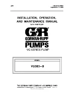 Preview for 959 page of GORMAN-RUPP VG3B3-B Installation, Operation And Maintenance Manual