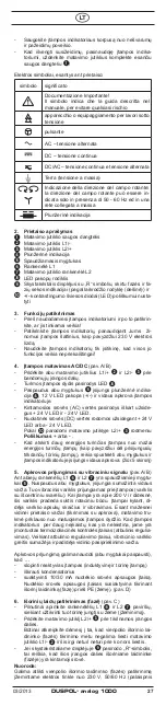 Preview for 27 page of Gossen MetraWatt DUSPOL analog 1000 Operating Manual