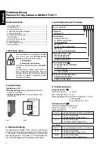 Preview for 4 page of Gossen MetraWatt SINEAX TI 807-1 Operating Instructions Manual