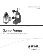 Preview for 1 page of Goulds IM105R06 Instruction Manual