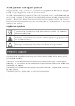 Preview for 2 page of Gourmate GM-CM-128W Manual