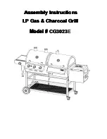 Gourmet Maxx CG3023E Assembly Instructions Manual preview