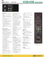 Preview for 2 page of GoVideo DDV3110 Specifications