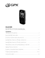 Preview for 1 page of GPX ML658B Instruction Manual