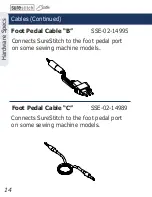 Preview for 14 page of Grace Company surestitch Elite Instructions Manual