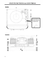 Preview for 4 page of Grace Victoria ITC-50MP3 Owner'S Manual