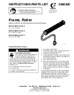 Preview for 1 page of Graco 240054 Instructions-Parts List