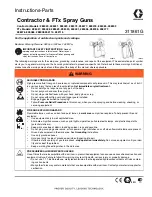 Graco 311861G Instructions And Parts List preview