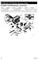 Preview for 26 page of Graco RTX5000 Operation, Parts