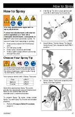 Preview for 17 page of Graco SaniSpray HP 130 Operation - Repair - Parts