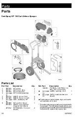 Preview for 34 page of Graco SaniSpray HP 130 Operation - Repair - Parts