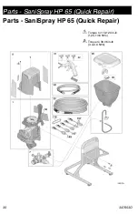 Preview for 30 page of Graco SaniSpray HP 65 Operation - Repair - Parts