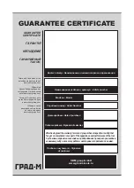 Preview for 25 page of Grad-M 90041180 User Manual