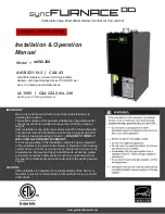 Gradient syncFURNACE mOD-200 Installation & Operation Manual preview