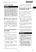 Preview for 23 page of Graef Classic C 6 Operating Instructions Manual