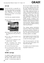 Preview for 24 page of Graef Classic C 6 Operating Instructions Manual