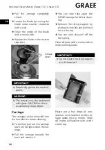 Preview for 26 page of Graef Classic C 6 Operating Instructions Manual