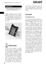 Preview for 40 page of Graef Classic C 6 Operating Instructions Manual