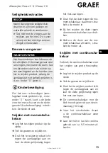 Preview for 75 page of Graef Classic C 6 Operating Instructions Manual