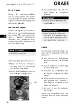 Preview for 78 page of Graef Classic C 6 Operating Instructions Manual