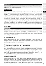 Preview for 59 page of Graef DA2042 Operating Instructions Manual