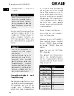 Preview for 20 page of Graef ES 80 Operating Instructions Manual