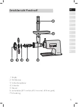 Preview for 5 page of Graef Fleischwolf FW 500 Operating Instructions Manual