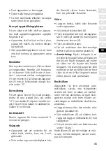 Preview for 45 page of Graef G 50 Operating Instructions Manual