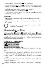 Preview for 106 page of Graef SKS 500 Operating Instructions Manual