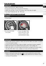 Preview for 37 page of Graef SKS 900 Operating Instructions Manual