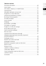 Preview for 39 page of Graef SKS 900 Operating Instructions Manual