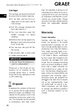 Preview for 26 page of Graef T16 Operating Instructions Manual