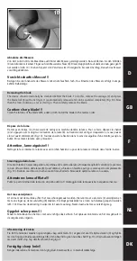 Preview for 11 page of Graef TENDENZA T10 Operating Instructions Manual