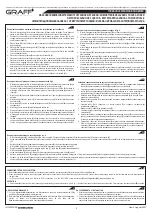 Preview for 8 page of Graff 5312000 Instructions For Assembly And Use