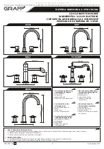 Preview for 2 page of Graff BATE RIA WANNOWA 3-OTWOROWA Instructions For Assembly And Use