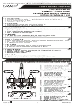 Preview for 3 page of Graff BATE RIA WANNOWA 3-OTWOROWA Instructions For Assembly And Use