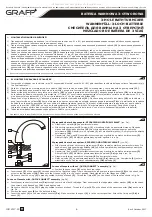 Preview for 6 page of Graff BATE RIA WANNOWA 3-OTWOROWA Instructions For Assembly And Use