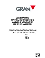 Preview for 1 page of Gram Precision CM-15 Series User Manual