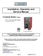 Granby Cast Iron Boiler Series Installation, Operation And Service Manual preview