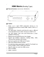 Preview for 4 page of Grandbeing MX0808-N50 Operating Instructions Manual