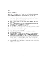 Preview for 10 page of Grandhall BC-161A Instructions Manual