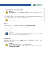 Preview for 27 page of grandimpianti GWH Series Instructions For Use And Maintenance Manual