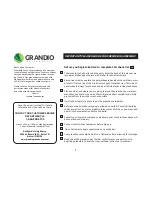 Preview for 2 page of Grandio GRA-ASC-812 User Manual