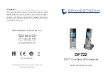 Grandstream Networks DP722 Quick Installation Manual preview