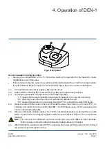 Preview for 7 page of Grant-bio DEN-1 Operating Instructions Manual