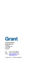 Preview for 72 page of Grant Instruments XUB Series Operating Manual